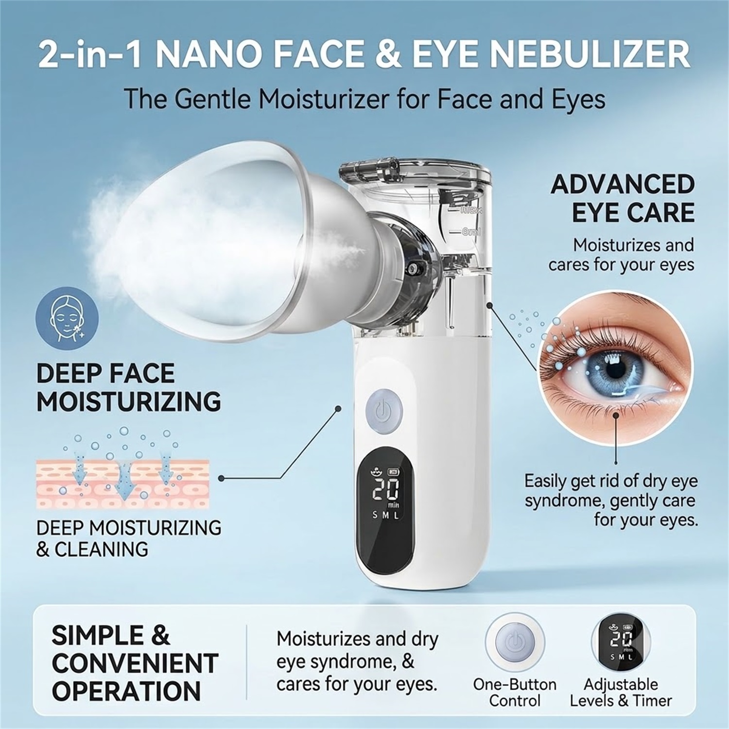 Vaporizador Facial Portátil Mi - Facial Steamer Nano reseña y precio
