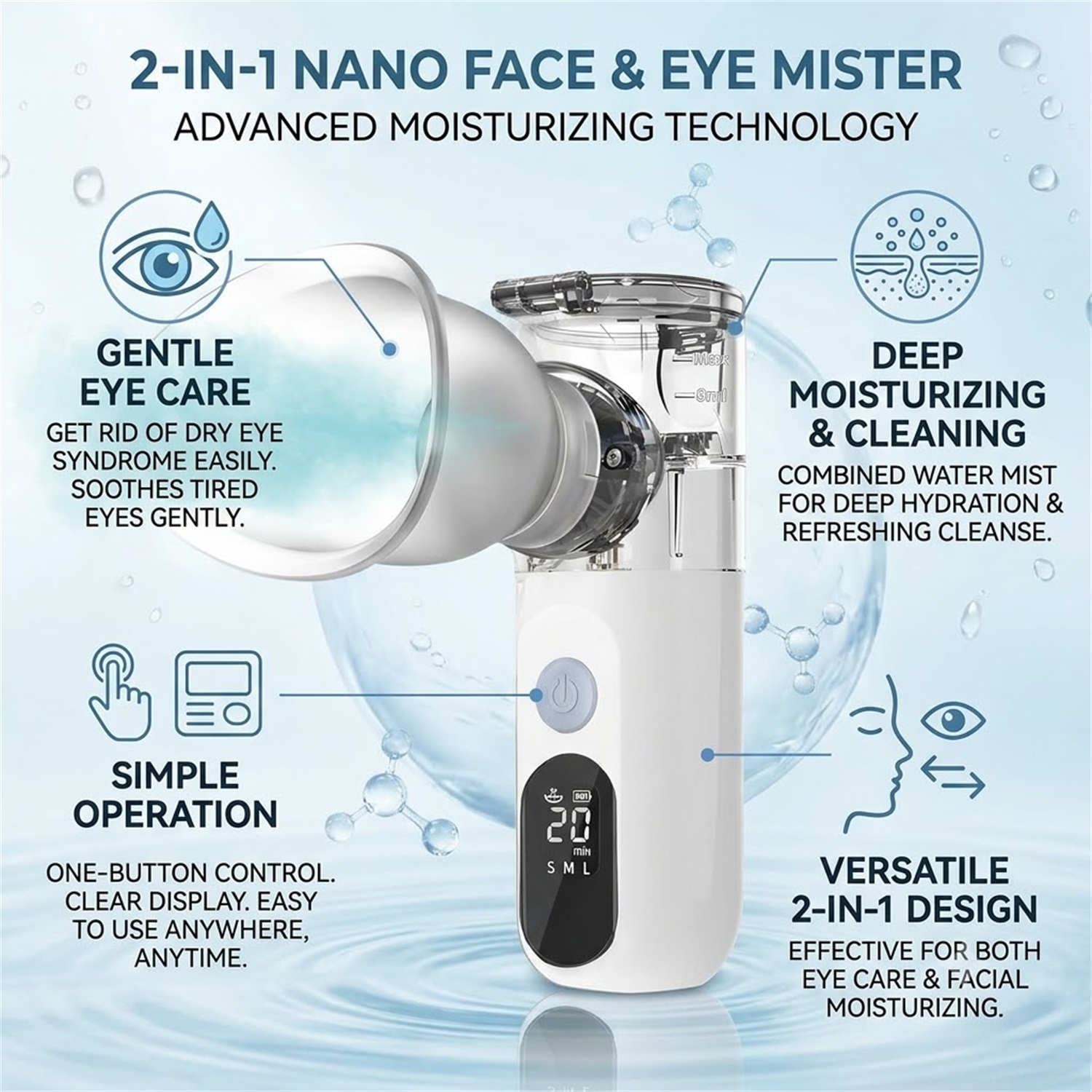 Vaporizador Facial Portátil Mi - Facial Steamer Nano reseña y precio