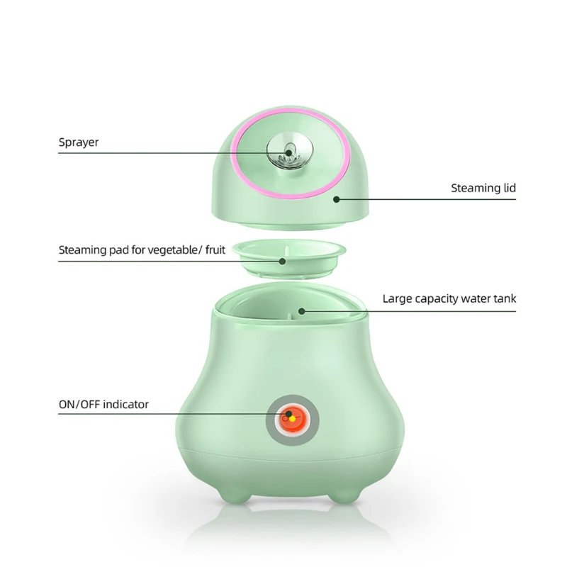 Vaporizador Facial de frutas y - Facial Steamer Nano reseña y precio