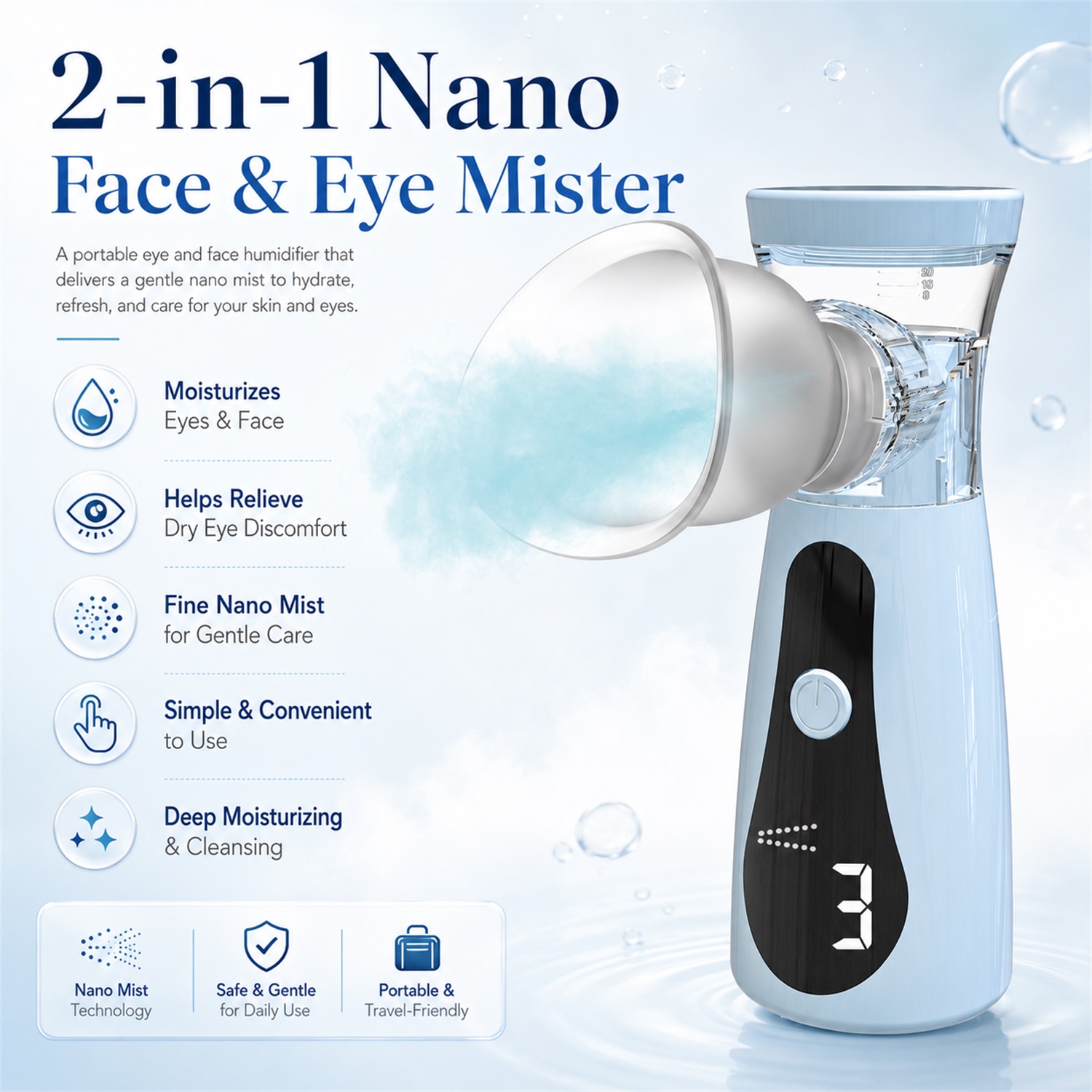 Vaporizador Facial Nano Cold S - Facial Steamer Nano reseña y precio