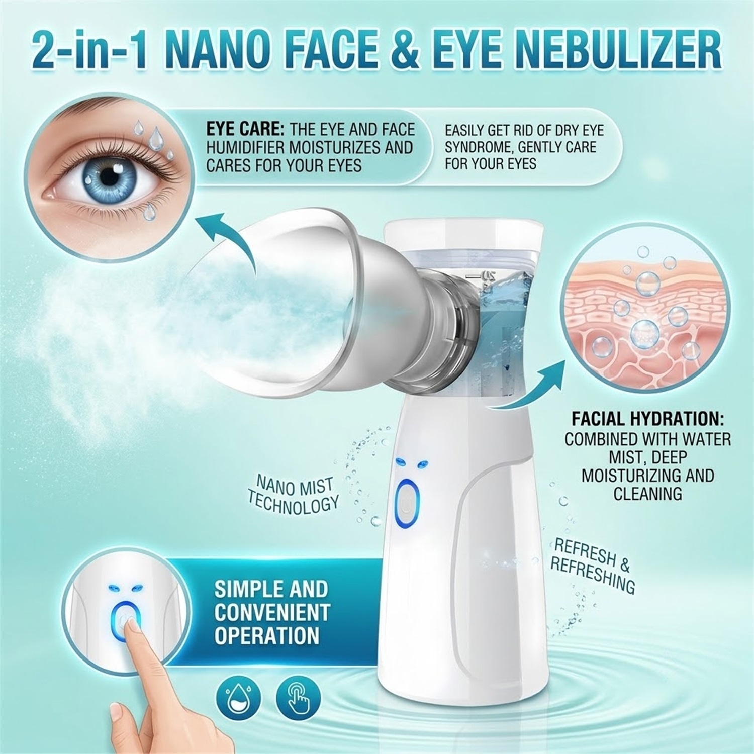 Nano Vaporizador Facial Portát - Facial Steamer Nano reseña y precio